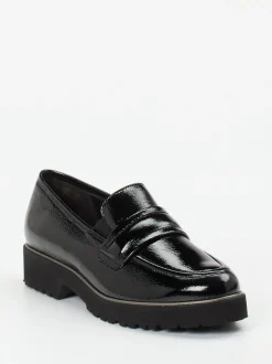 Semler – Loafer aus Lackleder schwarz