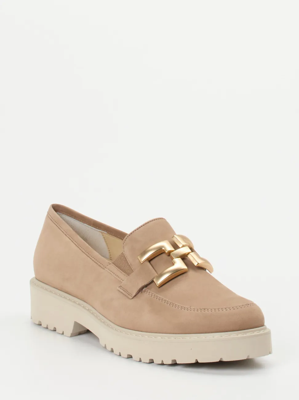 Semler – Loafer aus Nubukleder in Beige