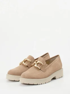 Semler – Loafer aus Nubukleder in Beige
