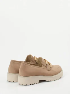 Semler – Loafer aus Nubukleder in Beige