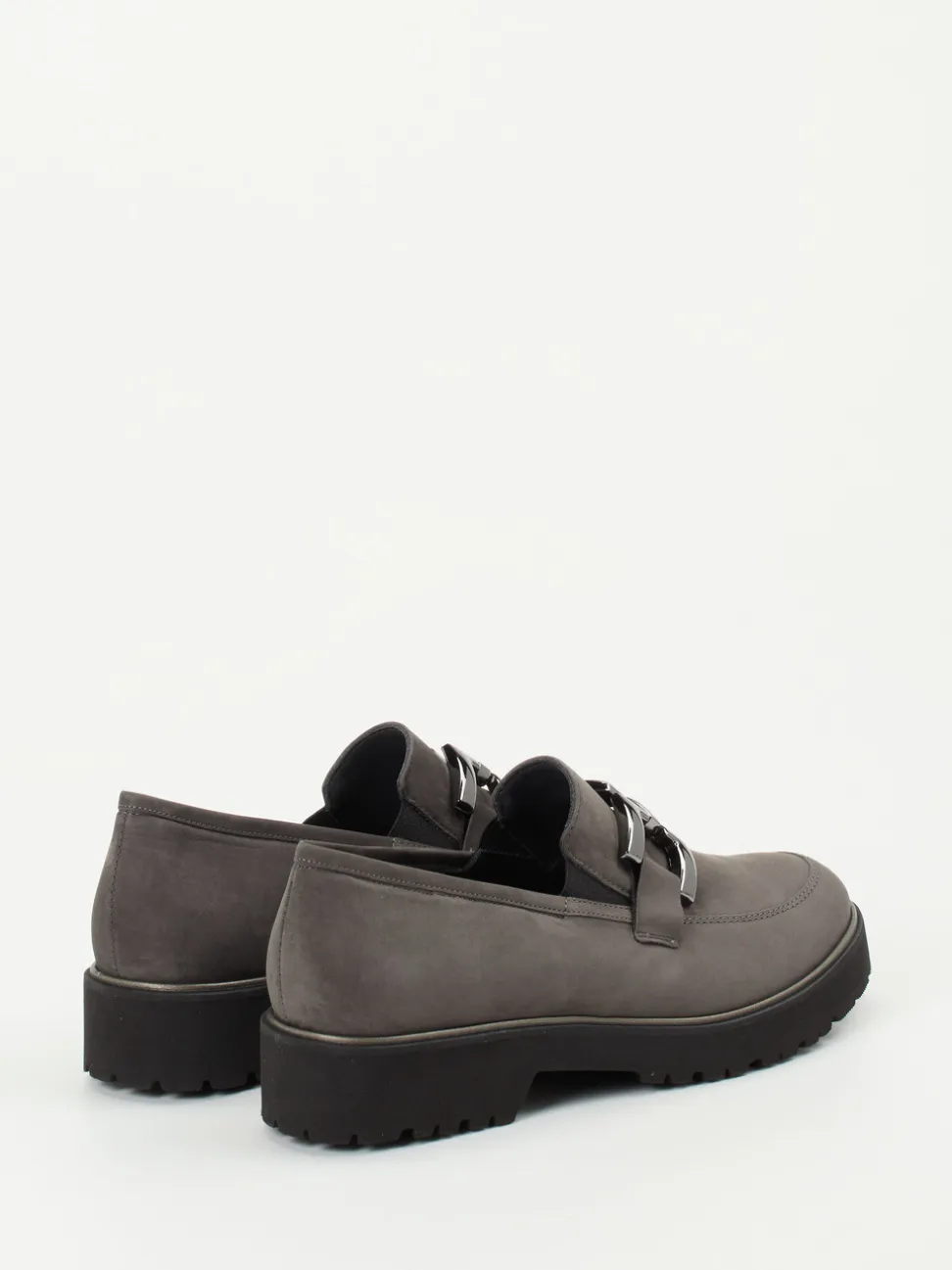 Semler – Loafer aus Nubukleder in Anthrazit
