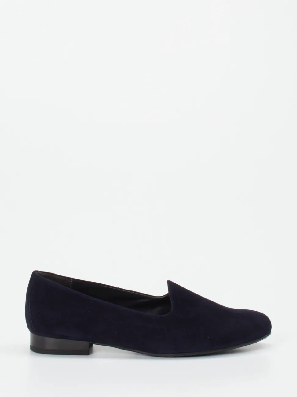 Semler – Loafer aus Veloursleder in Dunkelblau