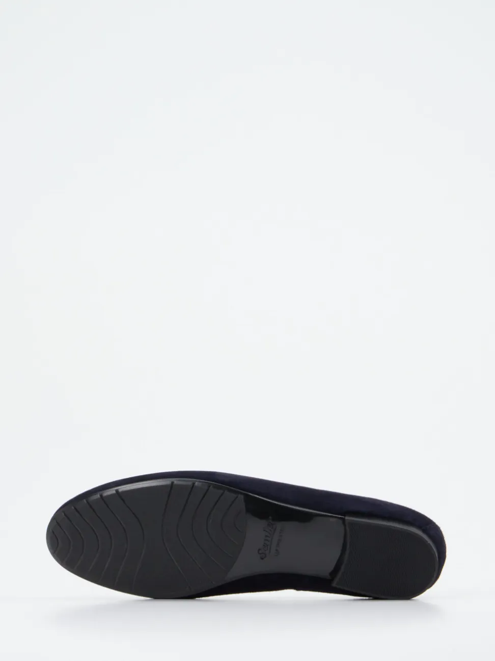 Semler – Loafer aus Veloursleder in Dunkelblau