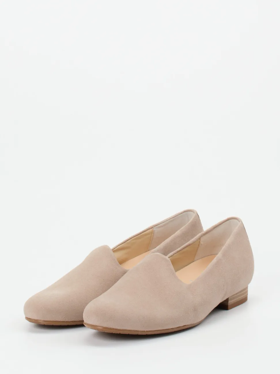 Semler – Loafer aus Veloursleder in Sandbeige