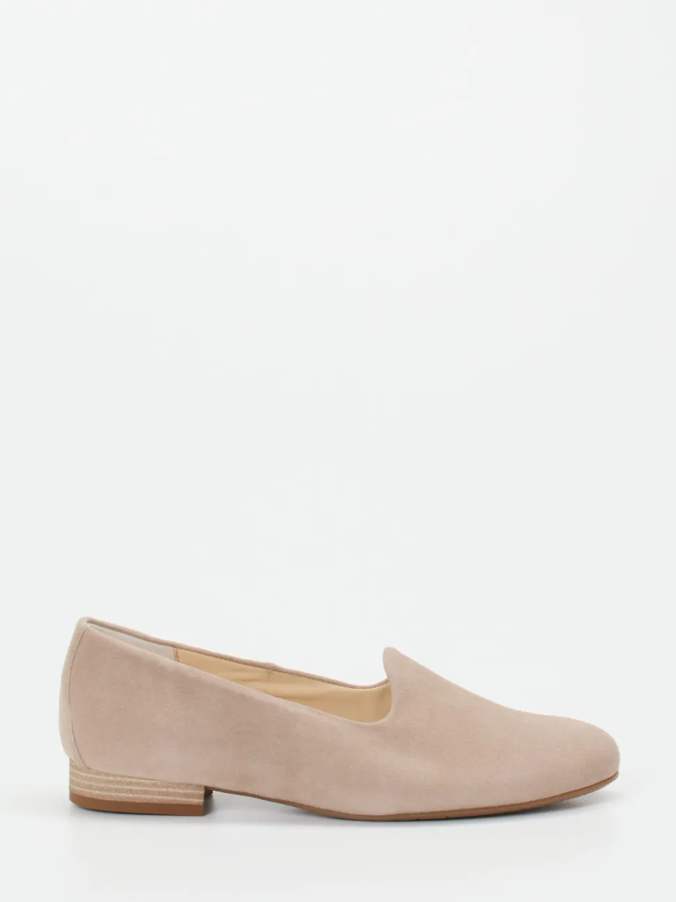Semler – Loafer aus Veloursleder in Sandbeige