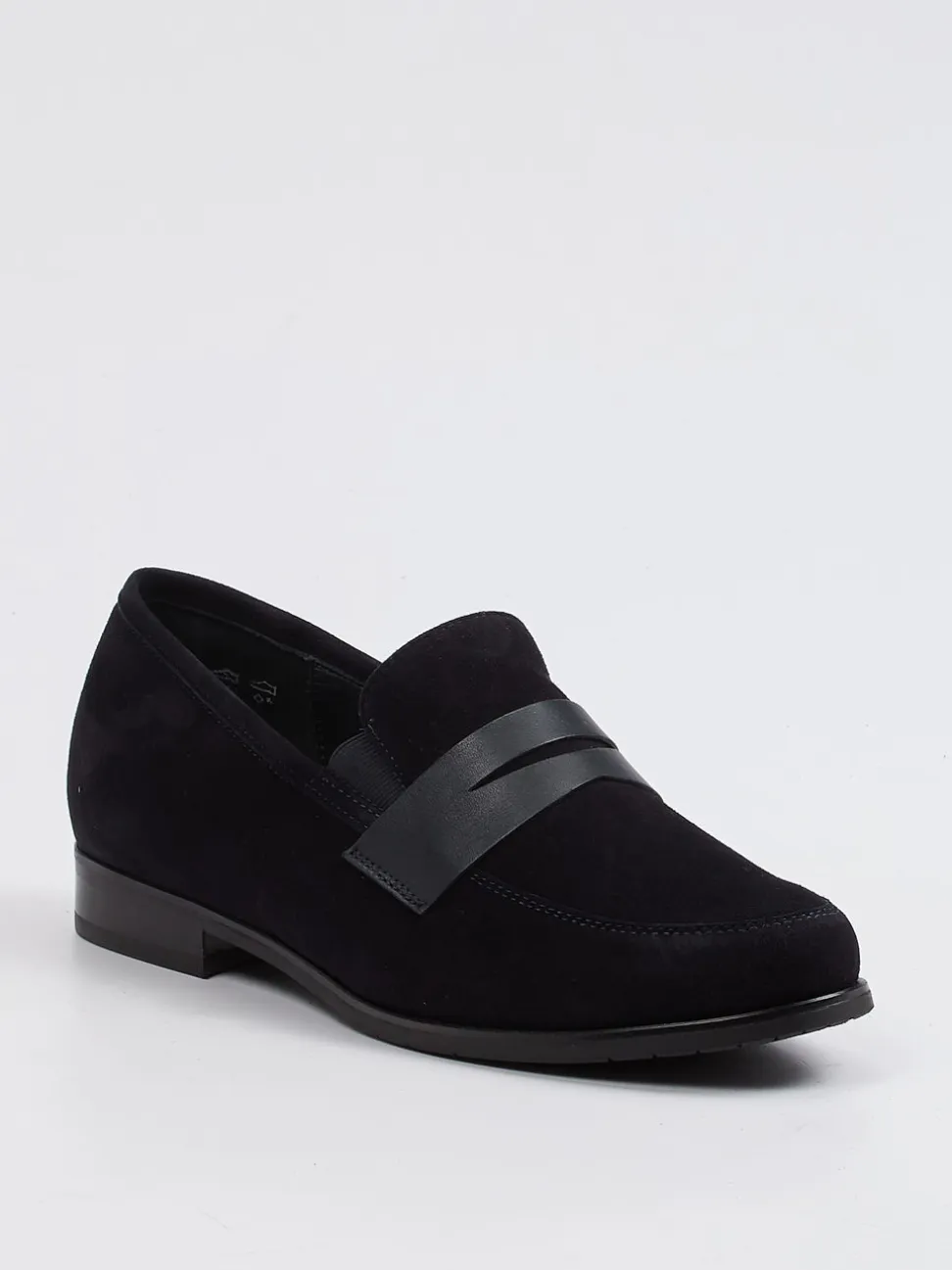 Semler – Loafer aus Veloursleder in Blau