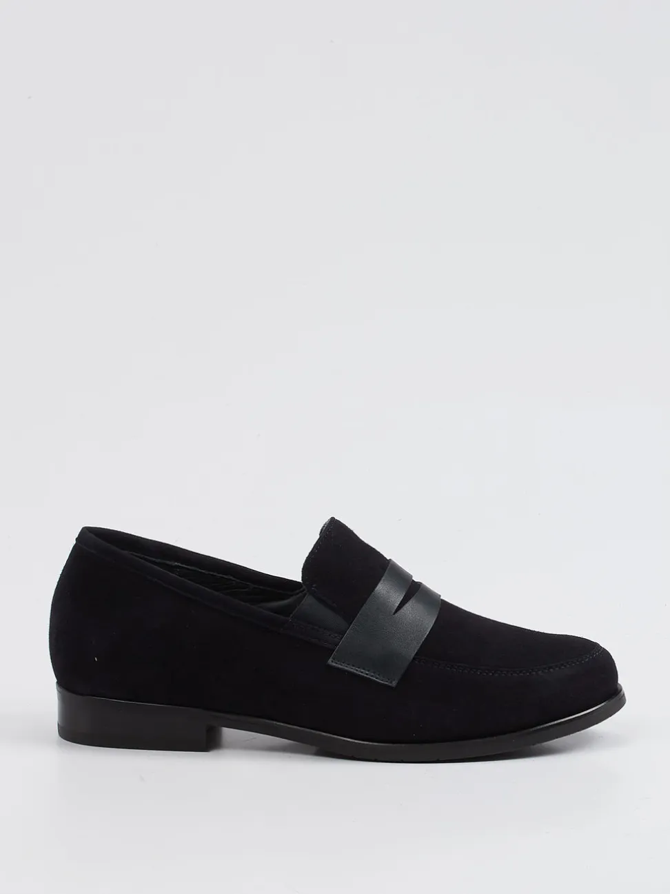 Semler – Loafer aus Veloursleder in Blau