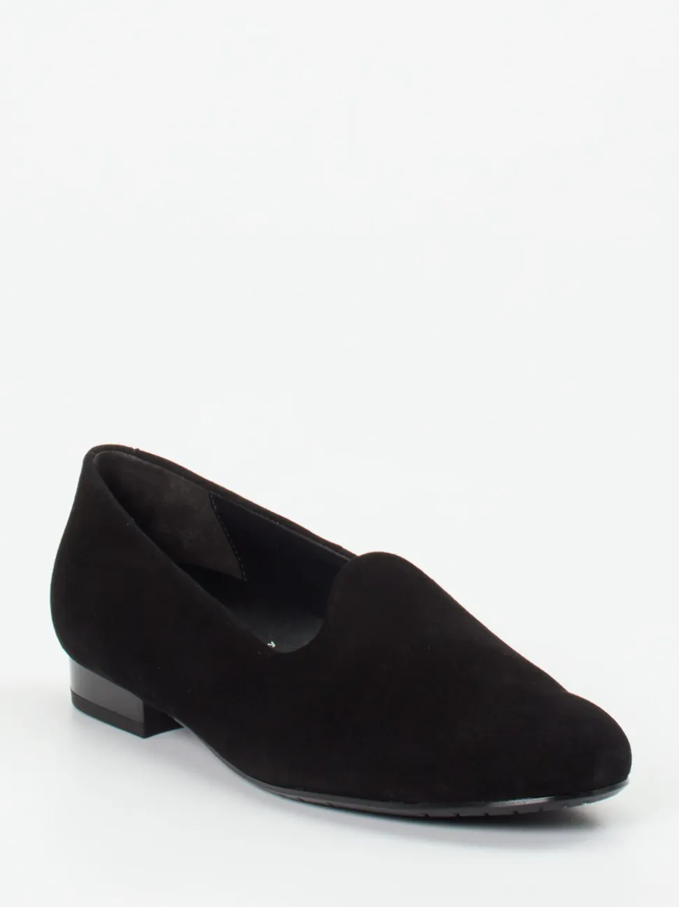 Semler – Loafer aus Veloursleder schwarz