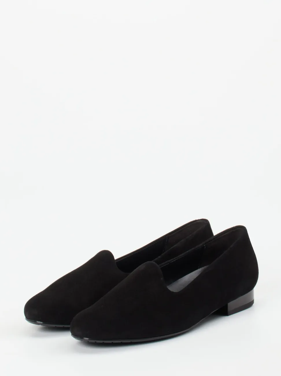 Semler – Loafer aus Veloursleder schwarz