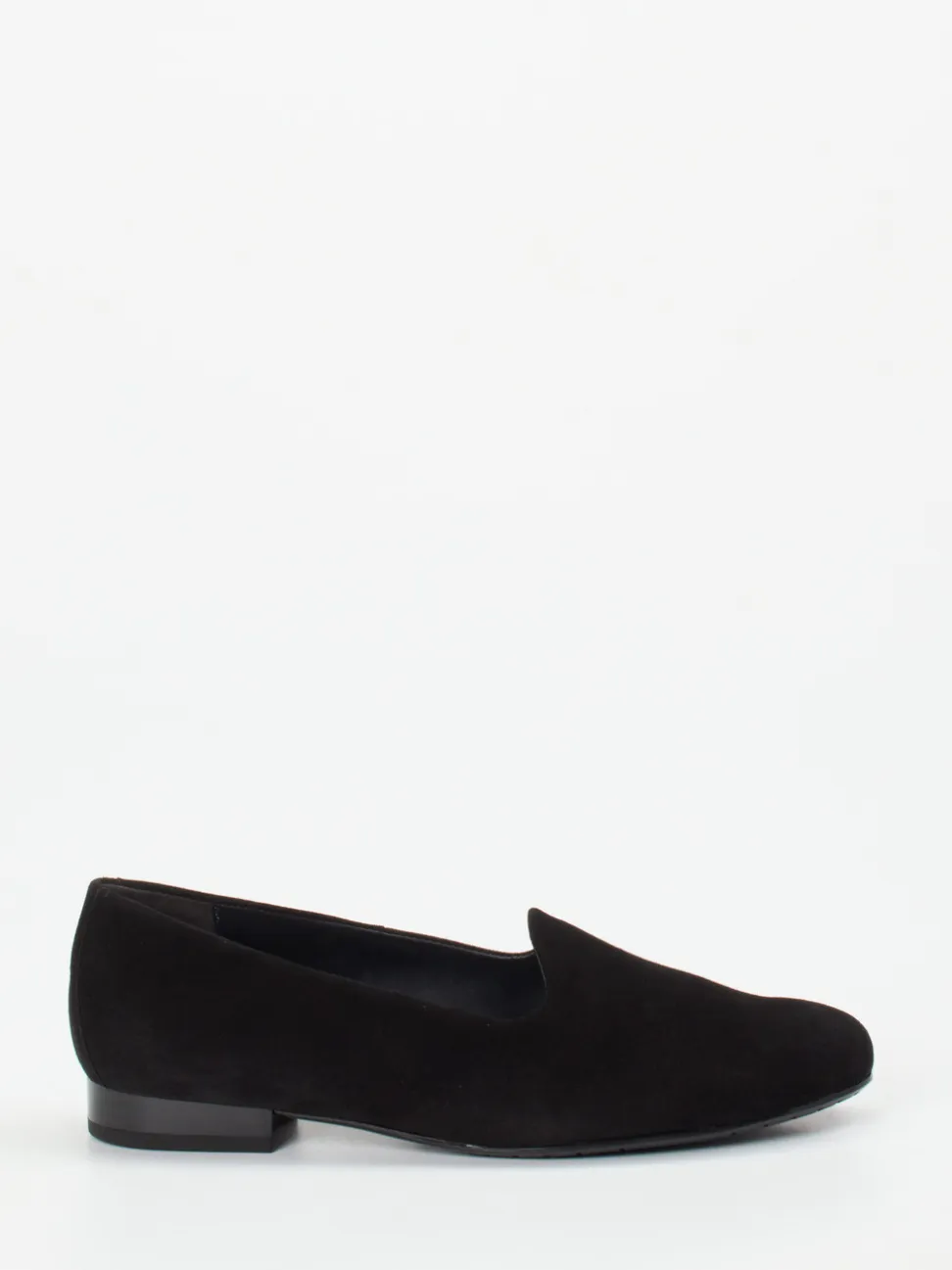 Semler – Loafer aus Veloursleder schwarz
