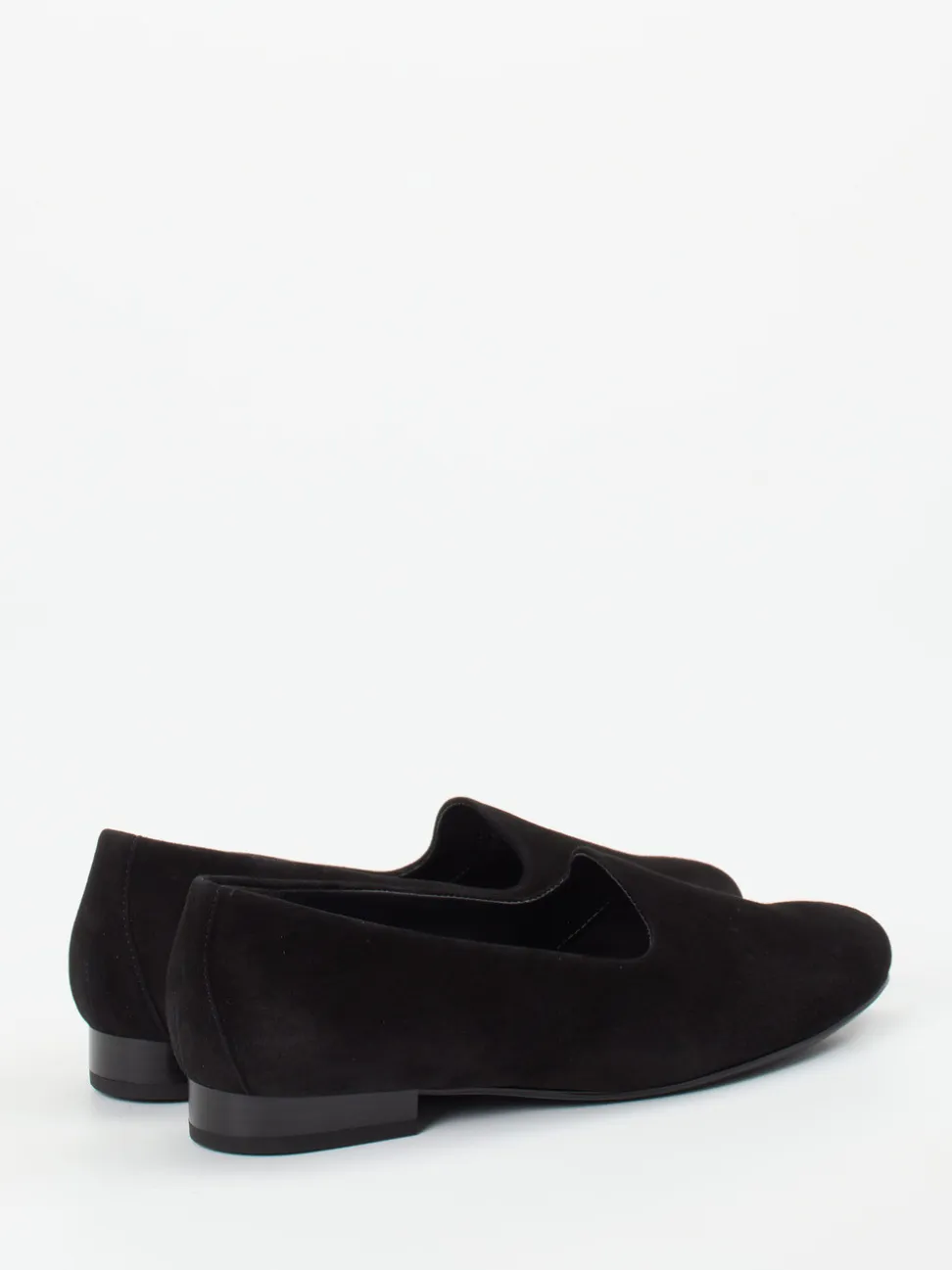 Semler – Loafer aus Veloursleder schwarz
