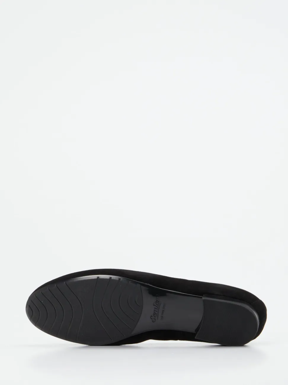 Semler – Loafer aus Veloursleder schwarz