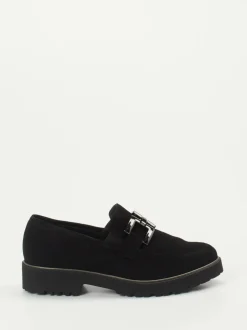 Semler – Loafer aus Veloursleder schwarz