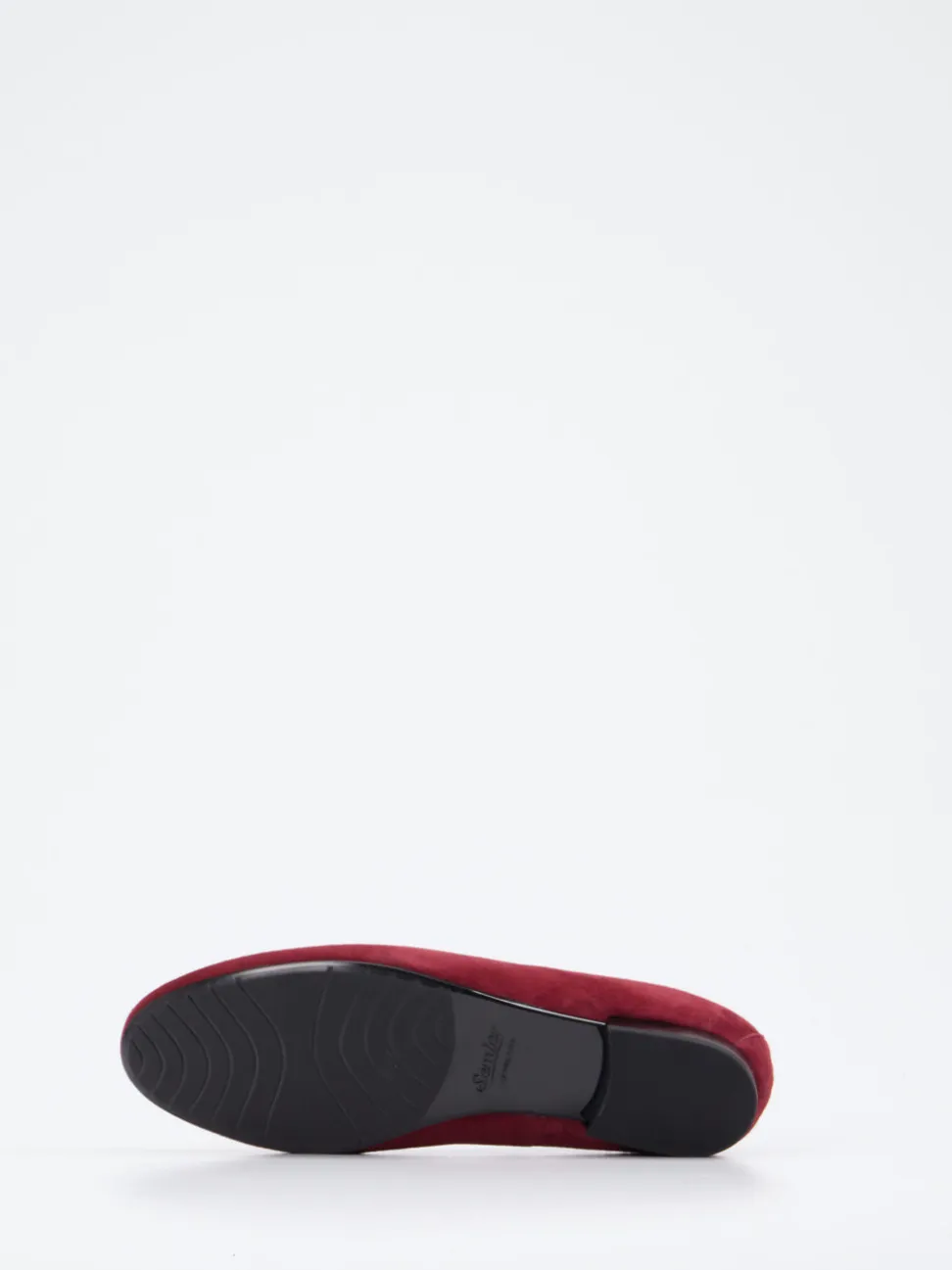 Semler – Loafer aus Veloursleder in Bordeauxrot