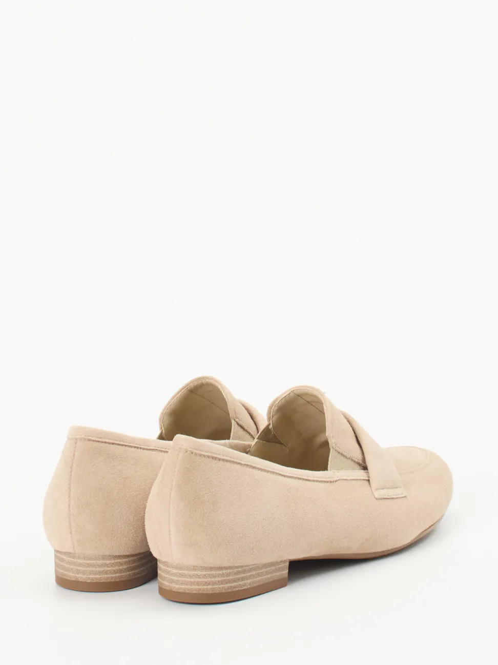 Semler – Loafer aus Veloursleder beige