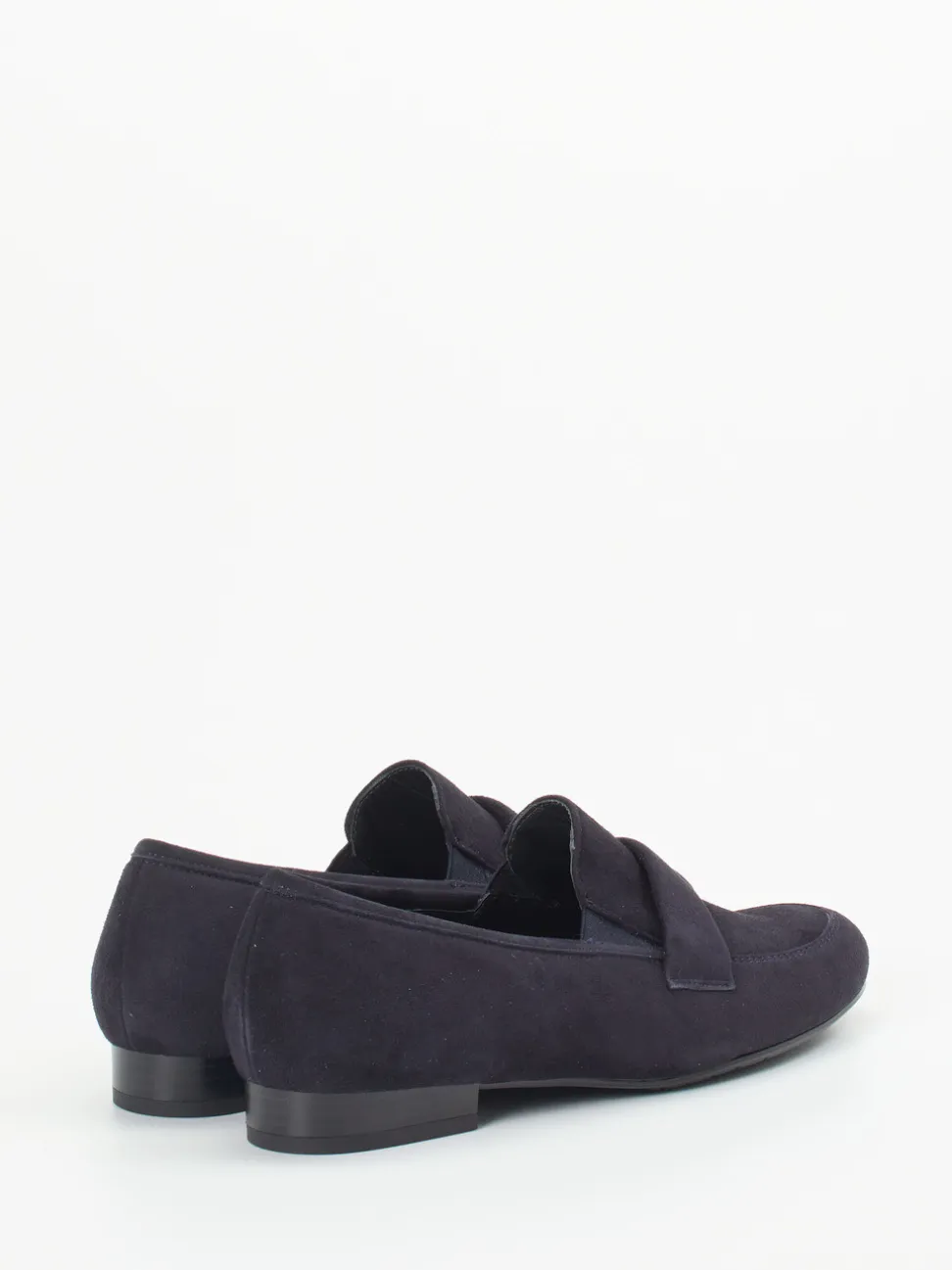 Semler – Loafer aus Veloursleder in Dunkelblau