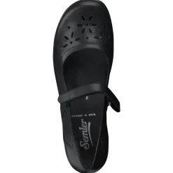 Semler – Mary Janes aus Kalbleder schwarz
