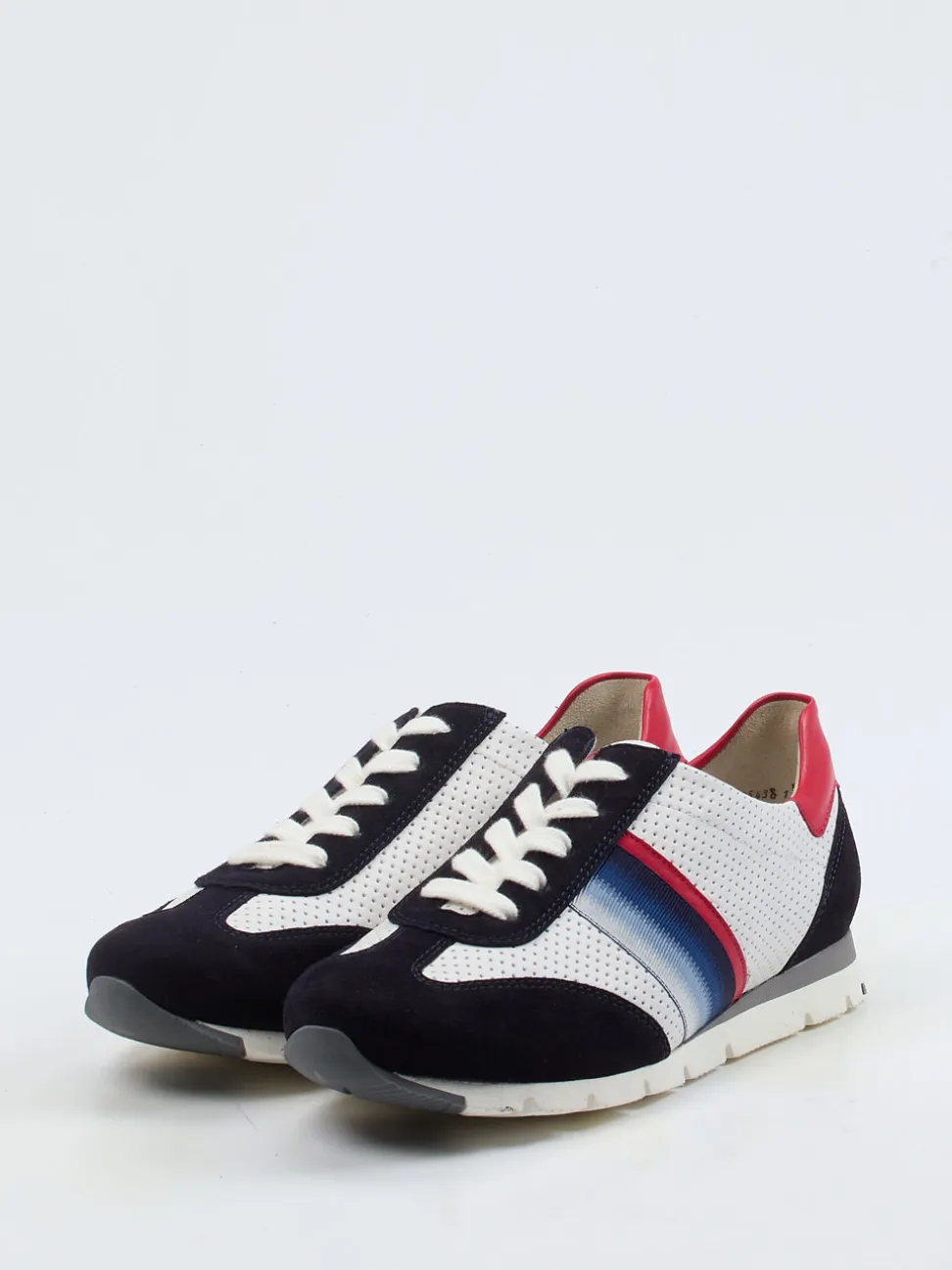 Semler – Retro-Sneaker aus Kalbleder Weiß