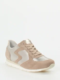 Semler – Retro-Sneaker aus Veloursleder Beige