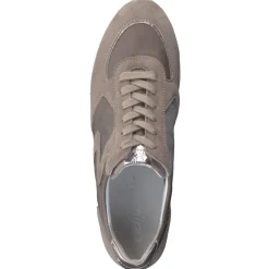 Semler – Retro-Sneaker aus Veloursleder Beige