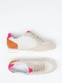 Semler – Retro-Sneaker aus Veloursleder Beige