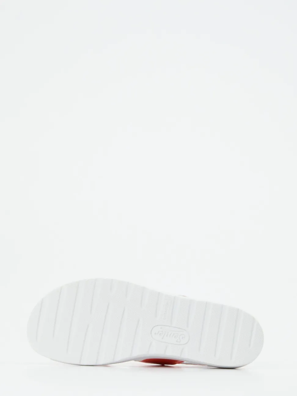 Semler – Sandalen aus Lackleder in Korallenrot