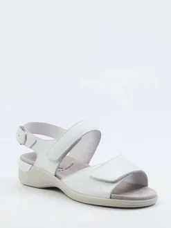 Semler – Sandalette aus Kalbleder weiß