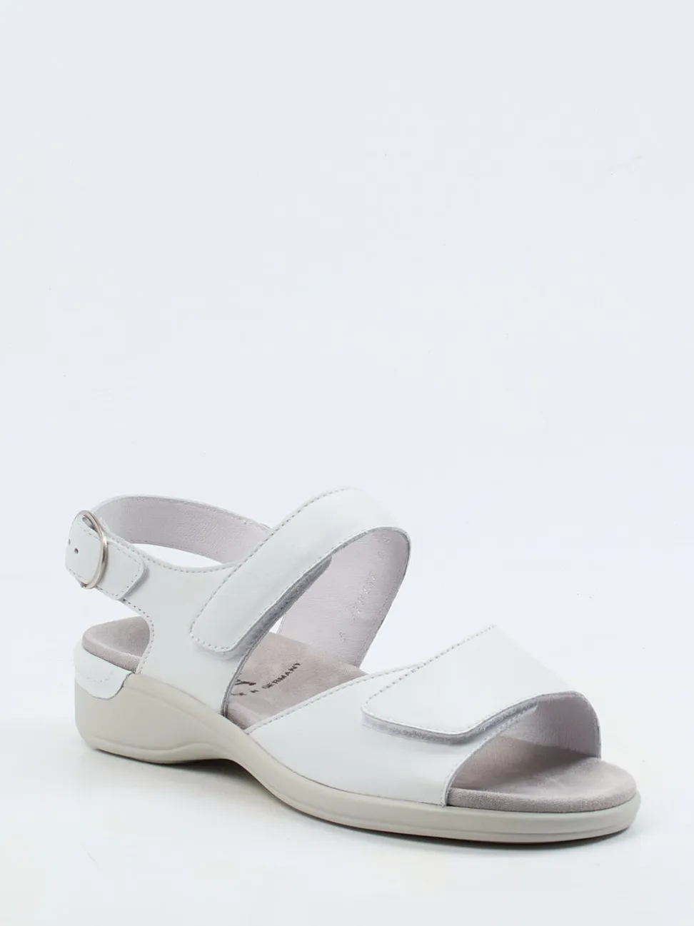 Semler – Sandalette aus Kalbleder weiß