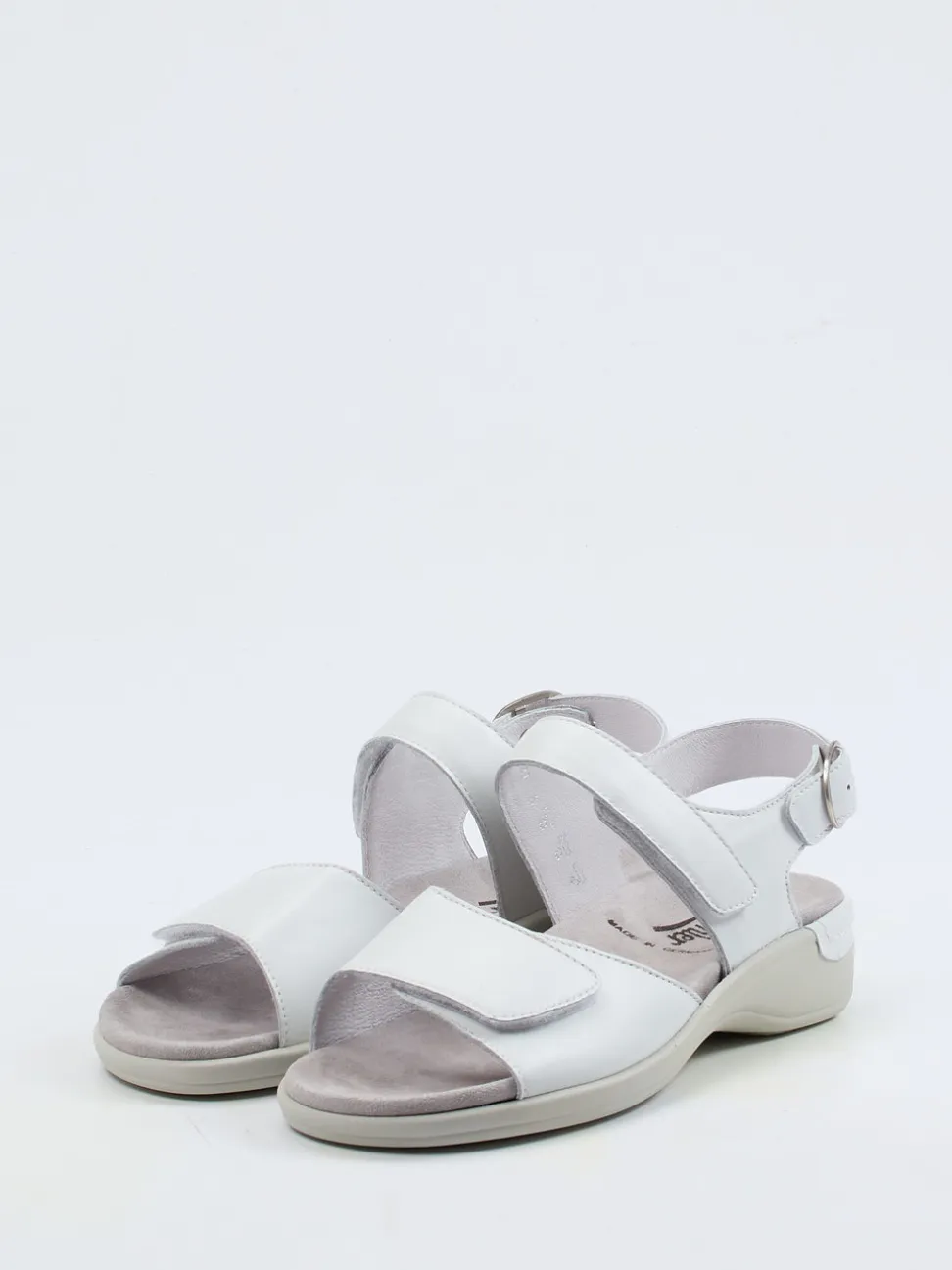 Semler – Sandalette aus Kalbleder weiß