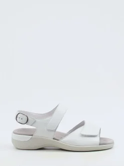 Semler – Sandalette aus Kalbleder weiß
