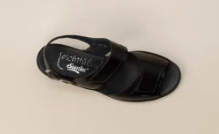 Semler – Sandalette aus Kalbleder Schwarz