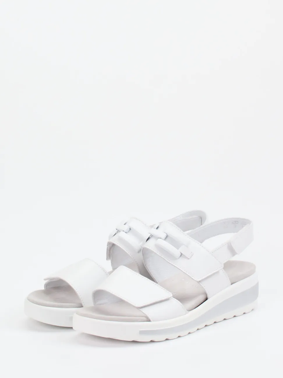 Semler – Sandalette aus Kalbleder in Weiß