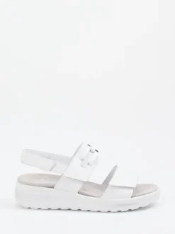 Semler – Sandalette aus Kalbleder in Weiß