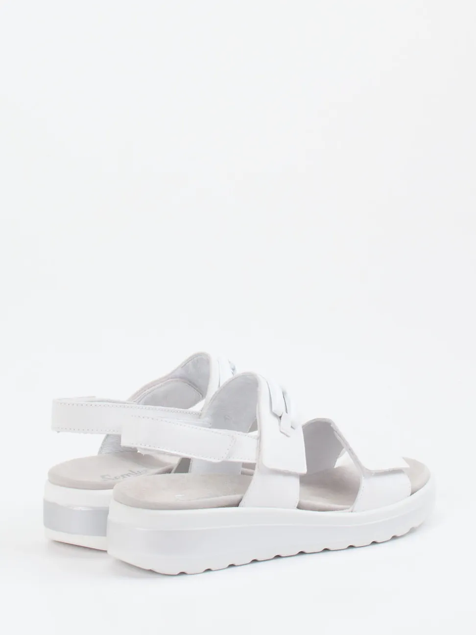 Semler – Sandalette aus Kalbleder in Weiß