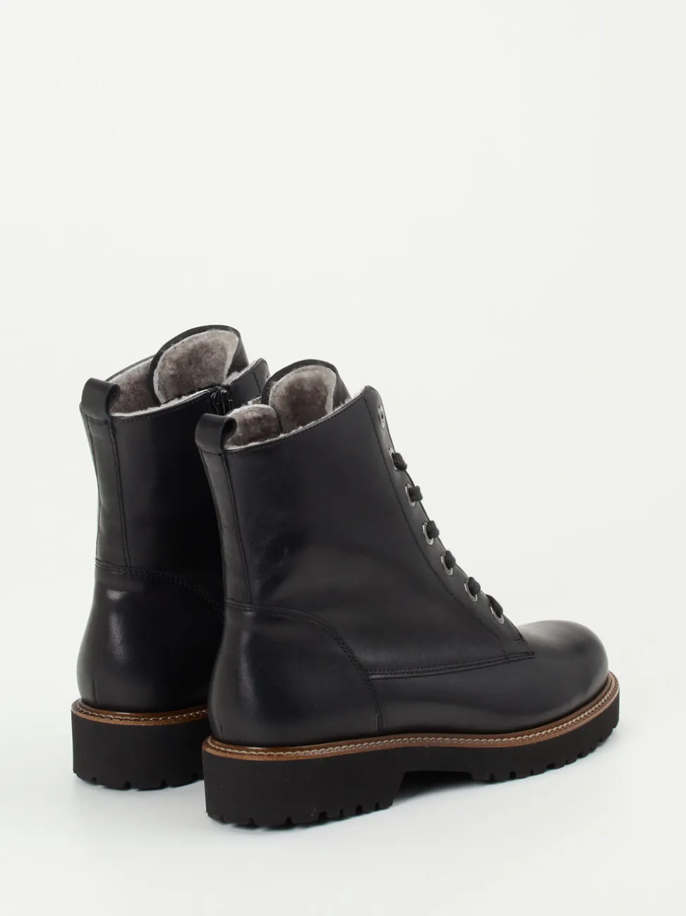 Semler – Schnürboots aus Kalbleder schwarz