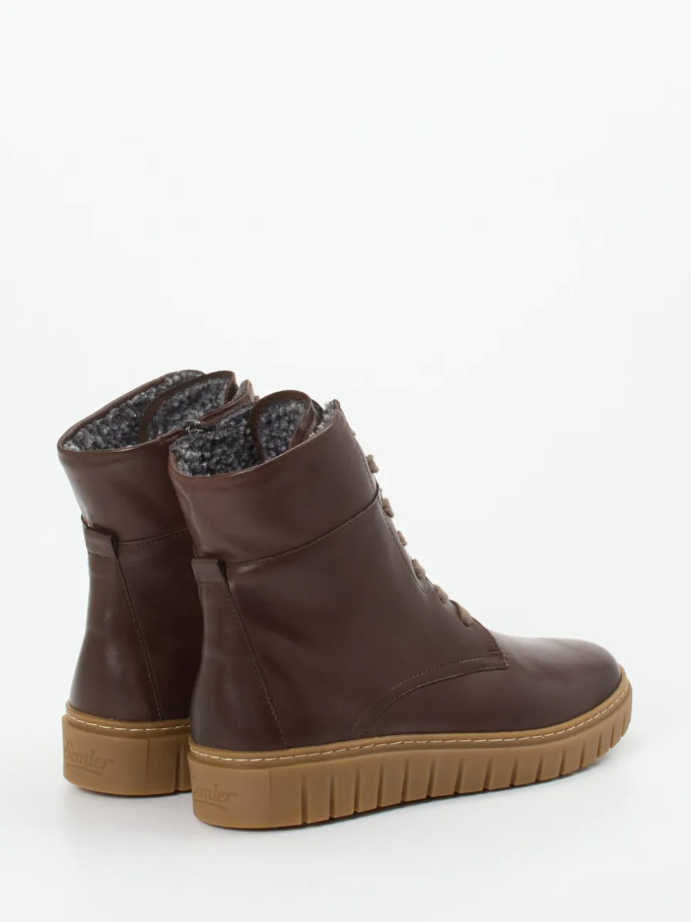 Semler – Schnürboots aus Kalbleder dunkelbraun
