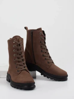 Semler – Schnürboots aus Nubukleder in Braun