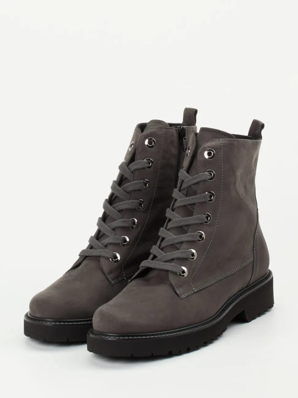 Semler – Schnürboots aus Nubukleder in Grau