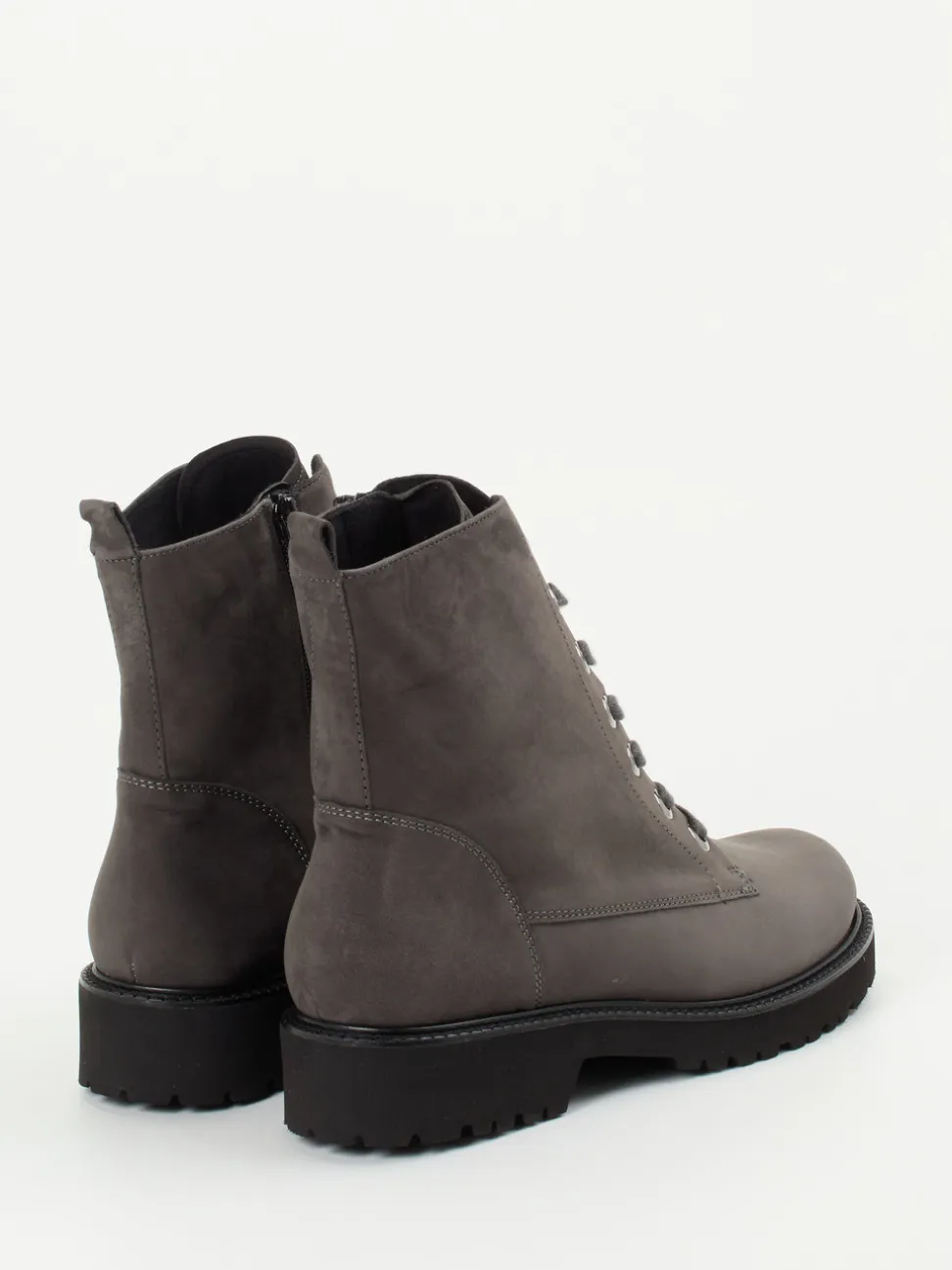 Semler – Schnürboots aus Nubukleder in Grau