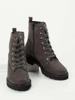 Semler – Schnürboots aus Nubukleder in Grau
