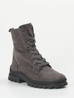 Semler – Schnürboots aus Nubukleder in Grau