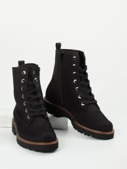 Semler – Schnürboots aus Nubukleder schwarz