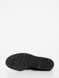 Semler – Schnürboots aus Veloursleder Dunkelblau
