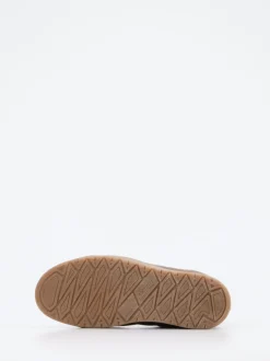 Semler – Schnürboots aus Veloursleder in Taupe