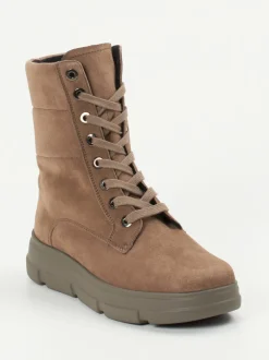 Semler – Schnürboots aus Veloursleder mittelbraun