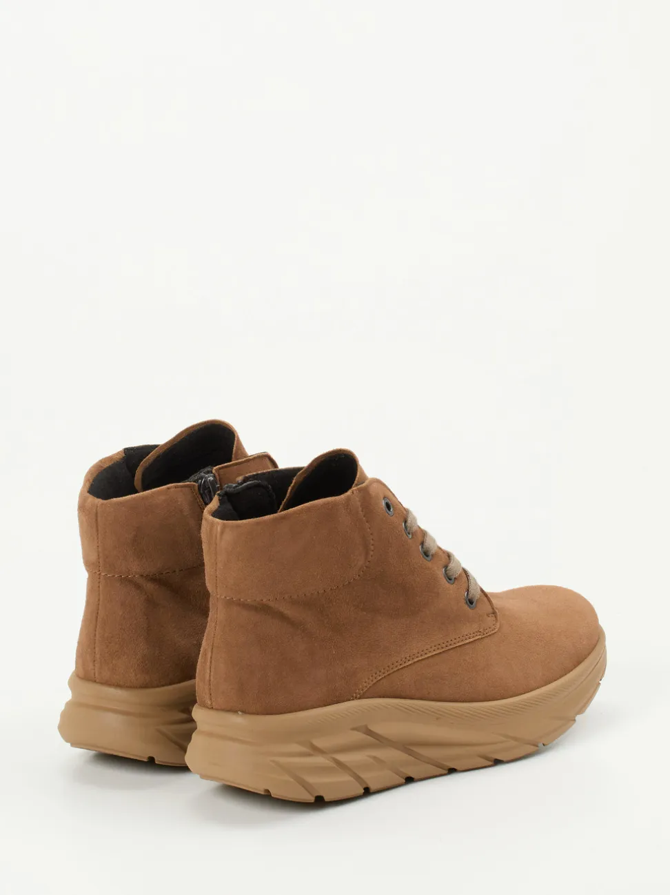 Semler – Schnürboots aus Veloursleder Braun