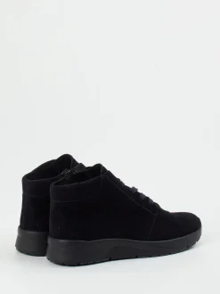 Semler – Schnürboots aus Veloursleder dunkelblau