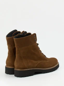 Semler – Schnürboots aus Veloursleder mittelbraun