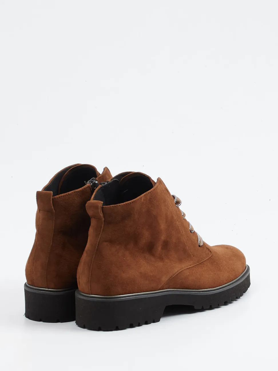Semler – Schnürboots aus Veloursleder rostbraun