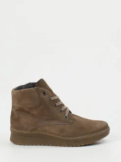 Semler – Schnürboots aus Veloursleder in Braun